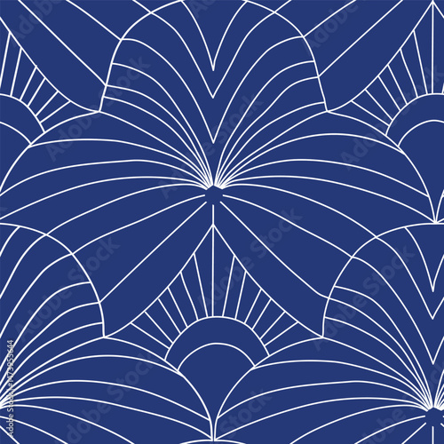 Art Deco, extravagant lifestyles of the Jazz Age, geometric and symmetrical patterns with bold curves or sleek lines, a modern twist in vibrant colors
