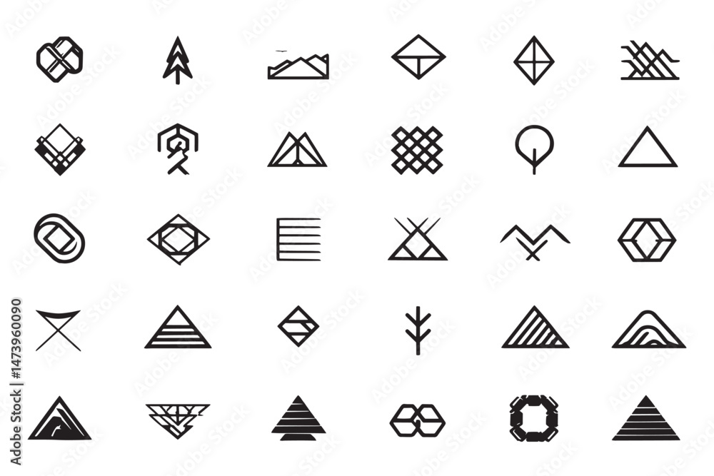 Terraflux Minimalist Line Art Vector Terraflux Minimalist Line Art Vector