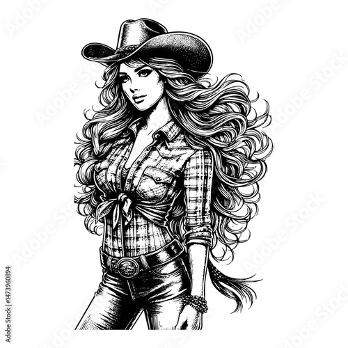 cowgirl, cowboy, woman, female, girl, hair, flowing, flow, horse, riding, horseback, hat, desert, arizona, village, rural, saddle, western, ride, jockey, texas, sheriff, mustang, equine, equestrian	, 