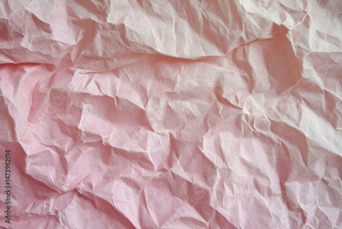 Wallpaper Mural Whispers of Blush Traverse the Crumpled Paper Landscape Creating a Soft and Poetic Visual Story Torontodigital.ca