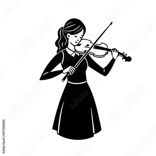 musician playing violin girl violinist inspiration