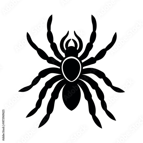 Schilderij op canvas tarantula stock illustration creepy crawler