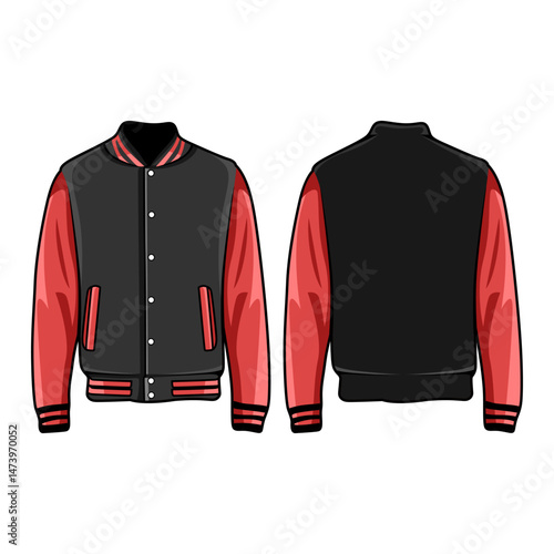 Varsity Jacket Illustration