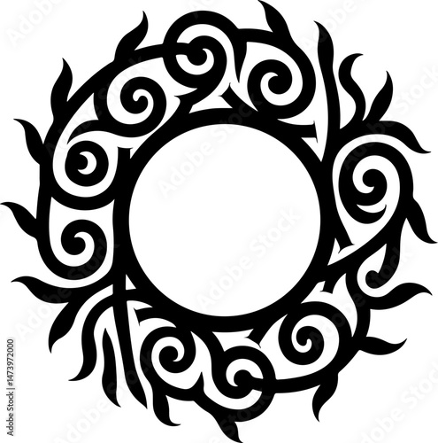 Mandala Flower Pattern Icon – Geometric Floral Spiritual Design