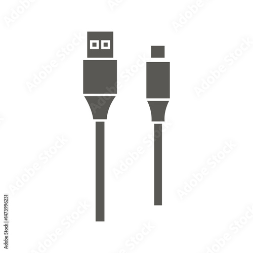 USB SIGN Vector Illustration, USB icon isolated on white background. USB symbol. Flash disk sign vector symbol.. eps 10 .icon vector color aris