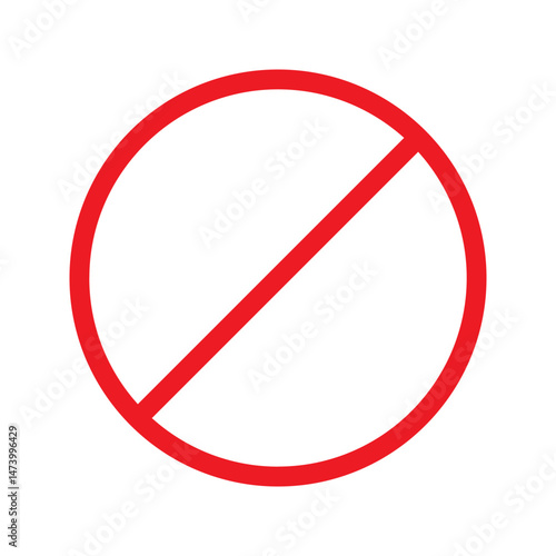 Free Download no sign vector design, eps 10 warning sign, .icon vector color aris - GFXLoad