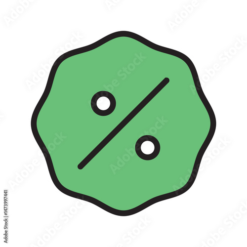 Discount icon, Percentage, finance percent offer tag, Shopping Sale label, Black Friday coupon, promotion commission icons button,