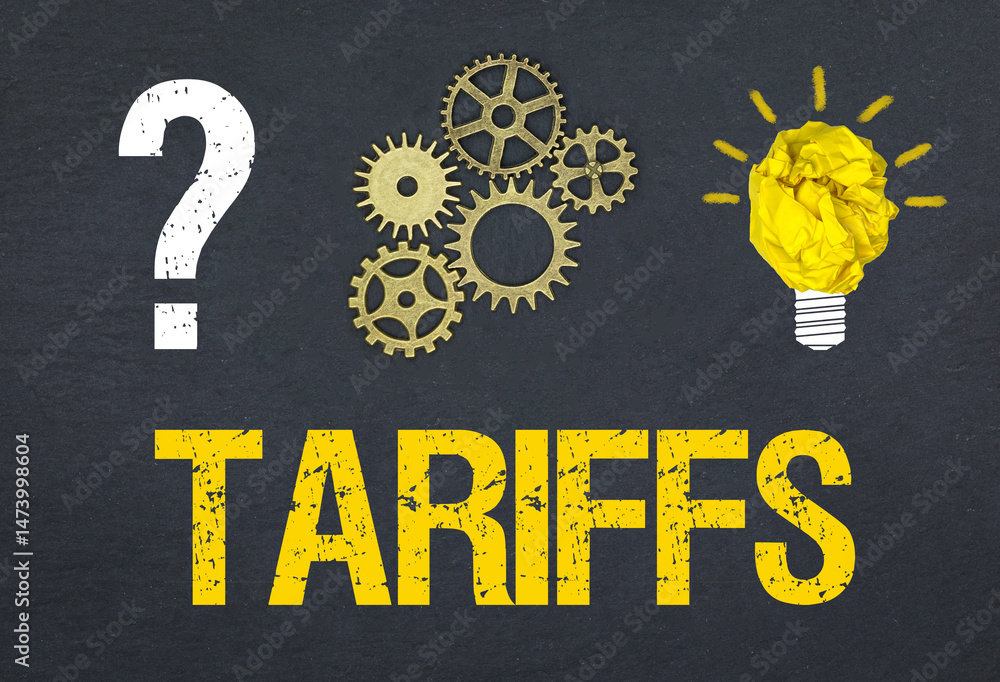 Obraz premium Tariffs 