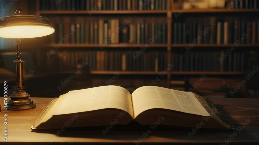 A personable book lying on a simple wooden surface A personable book lying on a simple wooden surface