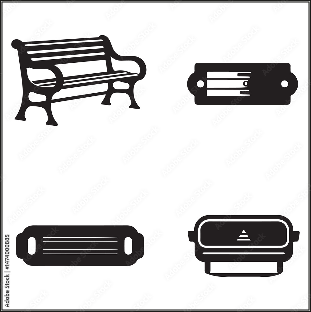 Ticket Silhouette Set Clipart Ticket Silhouette Set Clipart