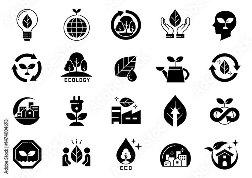 エコロジーアイコン02　Hotel Amenities icons
