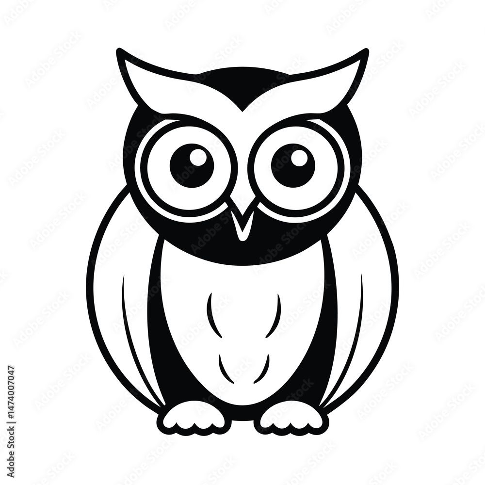 Fototapeta premium owl on a branch