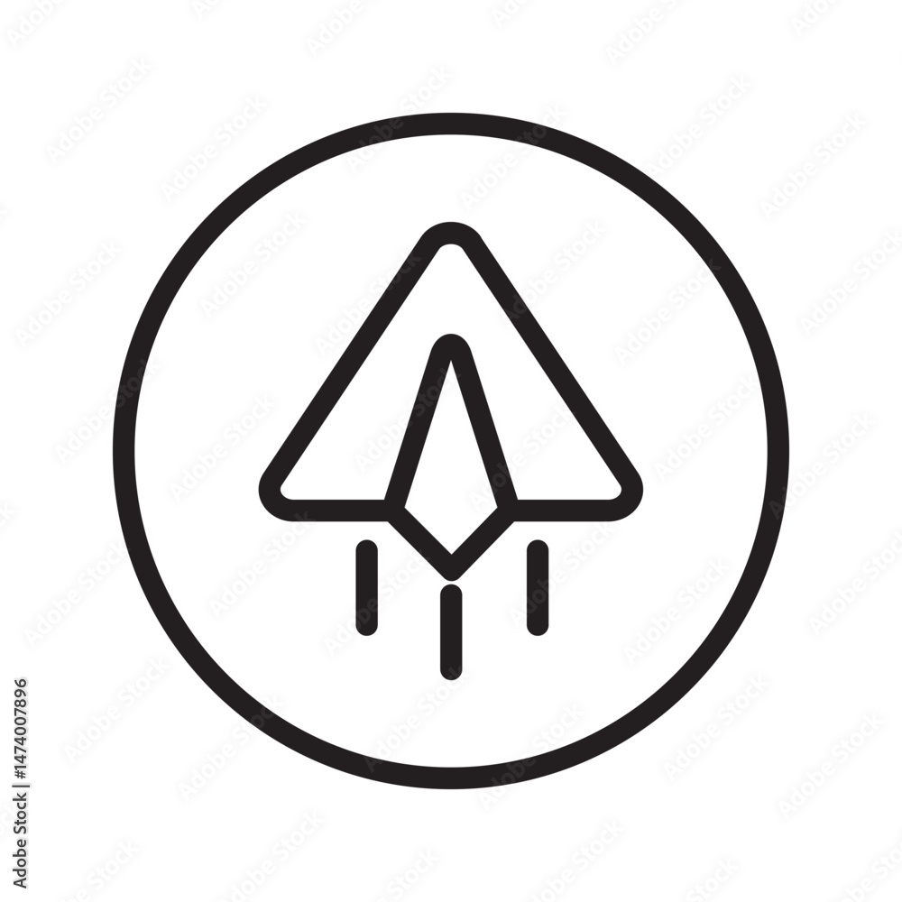 Paper airplane vector sketch icon isolated on background. Simple icon with various styles Paper airplane vector sketch icon isolated on background. Simple icon with various styles