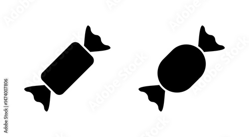 Candy icon vector. candy sign and symbol.
