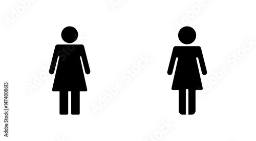 Female icon vector. woman sign and symbol