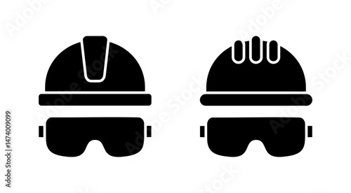Helmet icon vector. Motorcycle helmet sign and symbol. Construction helmet icon. Safety helmet