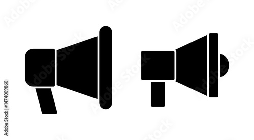 Megaphone icon vector. Loudspeaker sign and symbol