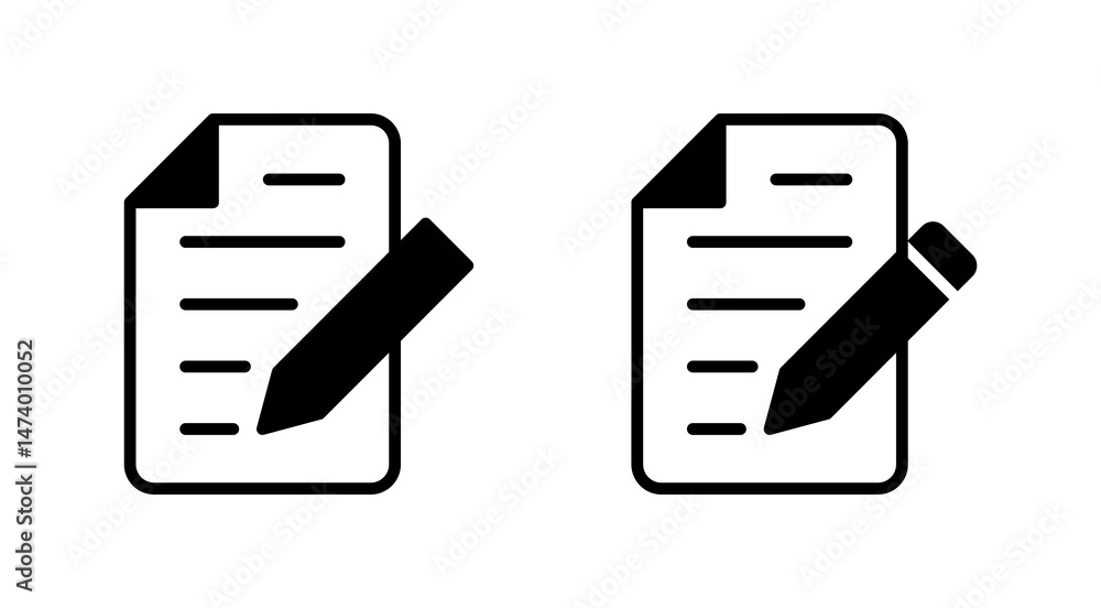 Note icon vector. notepad sign and symbol Note icon vector. notepad sign and symbol