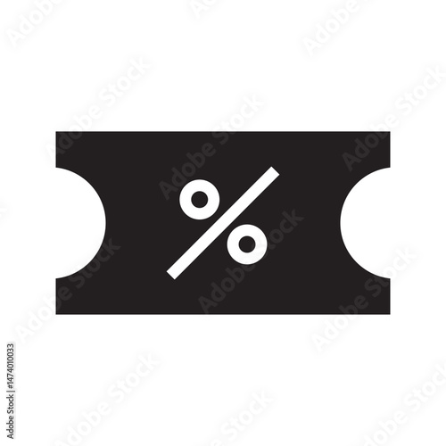 Discount icon, Percentage, finance percent offer tag, Shopping Sale label, Black friday coupon, promotion commission icons button,