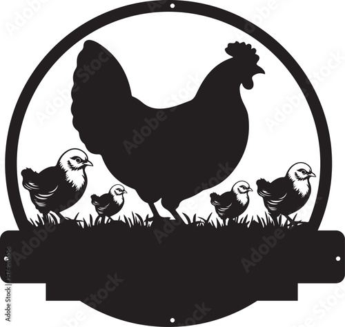 
Custom Chicken Coop Metal Sign
