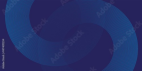 Create a bold look with a centric circle background featuring vector graphics of sound waves. eps10 vector