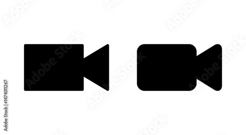 Video icon vector. video camera sign and symbol. movie sign. cinema