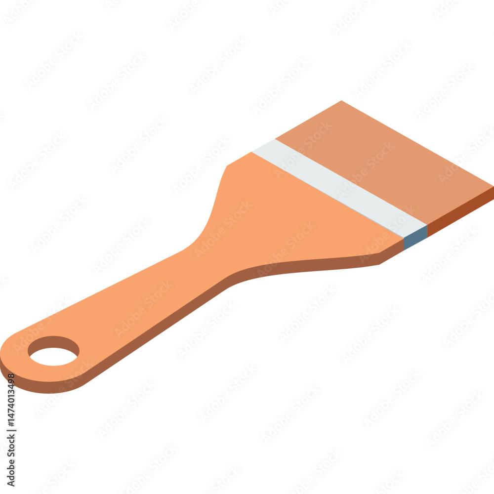 Paint brush icon. Vector painter tool isolated on white background. Instrument for decoration, home renovation Paint brush icon. Vector painter tool isolated on white background. Instrument for decoration, home renovation