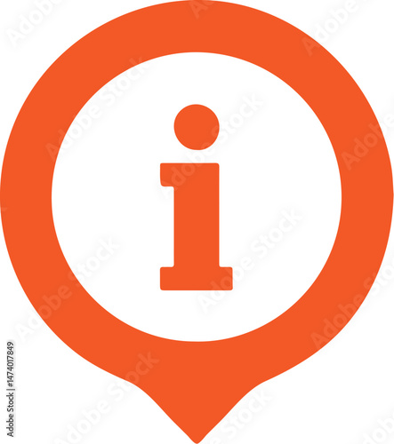 About icon for web and mobile. Adobe Illustrator Artwork.