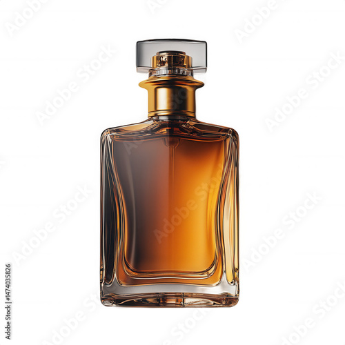 Buy luxury perfume bottle glass and gold for men and women online now sale on transparent background