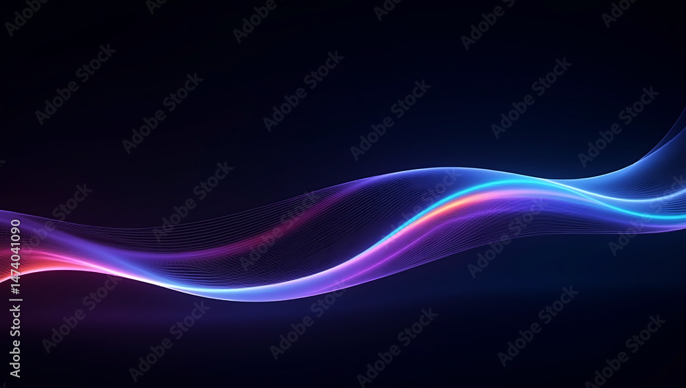 Abstract colorful wave background lines pattern with dynamic flowing light on black, representing modern music and technology concepts. Abstract colorful wave background lines pattern with dynamic flowing light on black, representing modern music and technology concepts.