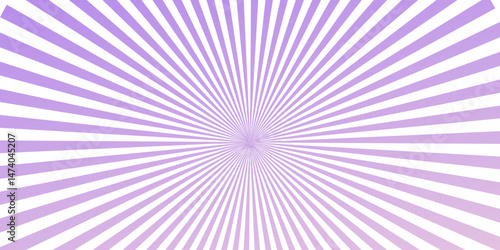 Abstract background with sunburst pattern purple   and white gradient vector ray design. Abstract backgrounds fairground patterns purple Twirl Sunburst Pattern Abstract Background. Ray.	