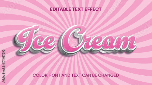 cookies editable text effect