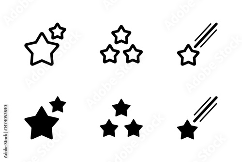 星のアイコンセット