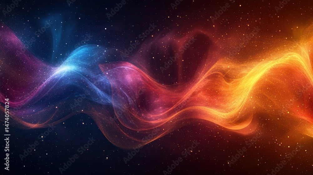 Abstract swirling nebula of vibrant colors (1) Abstract swirling nebula of vibrant colors (1)