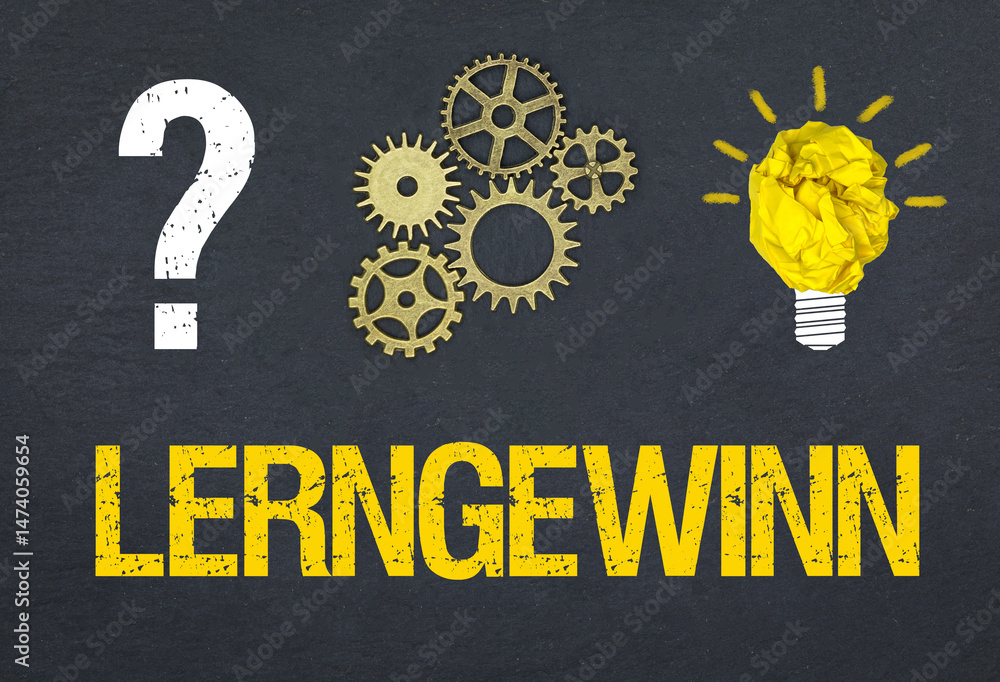 Obraz premium Lerngewinn