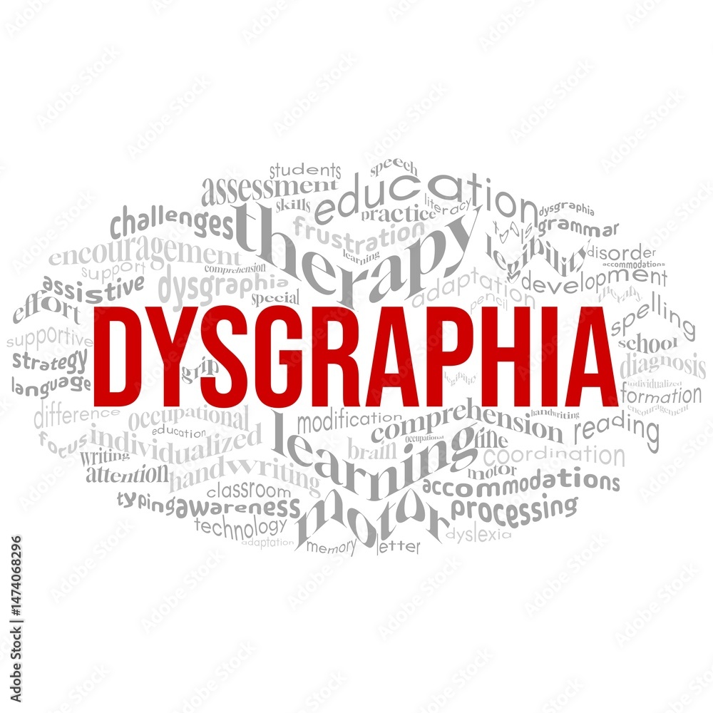 Fototapeta premium Word cloud centered on 