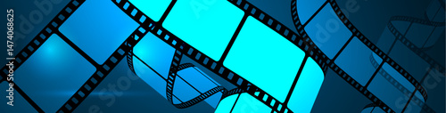 sfondo, pellicola, cinema, film, fotogrammi, rullino, spettacolo, video
