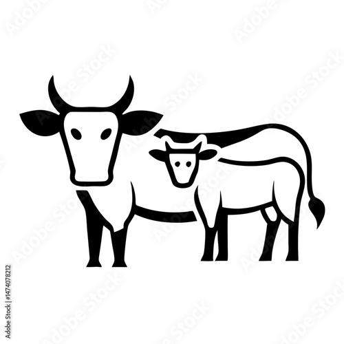 cow and calf
