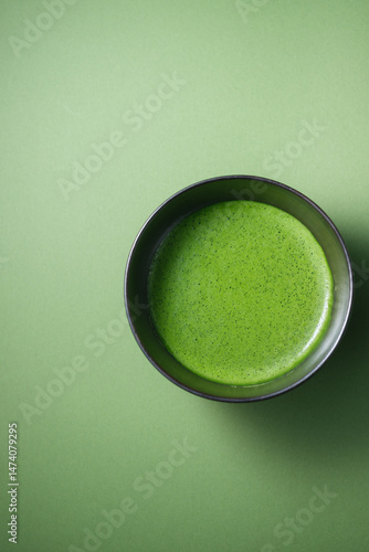 抹茶　緑バック