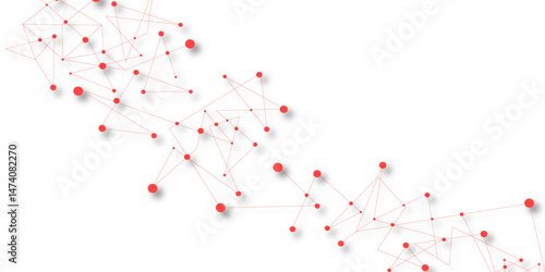 A beautiful Chaotic abstract line seamless pattern .Technology black illustration . Connected lines with dots .graphic background dots with connections for your design, illustration	

