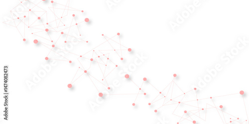 A beautiful Chaotic abstract line seamless pattern .Technology black illustration . Connected lines with dots .graphic background dots with connections for your design, illustration	
