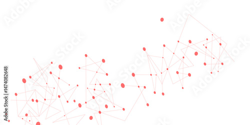 A beautiful Chaotic abstract line seamless pattern .Technology black illustration . Connected lines with dots .graphic background dots with connections for your design, illustration	
