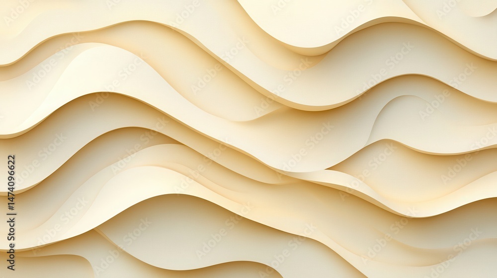 Obraz premium Abstract wavy beige background (7)