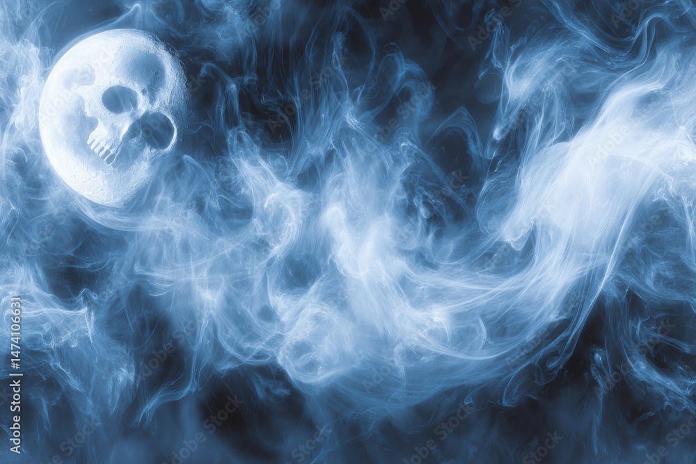 Obraz premium Banners Featuring Enigmatic Astral Entities Shrouded in Interstellar Fog