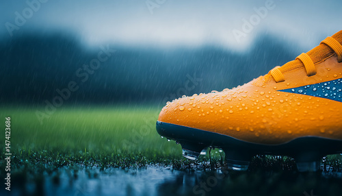 Rainy Day Soccer Cleats.