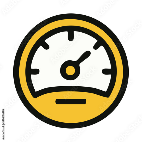 Radioactivity Icon - Vector Nuclear Energy and Hazard Symbol