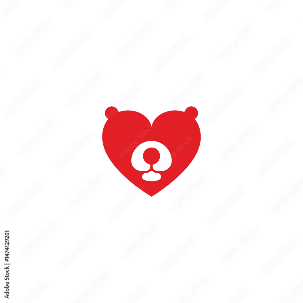 Wild bear logo design template Wild bear logo design template