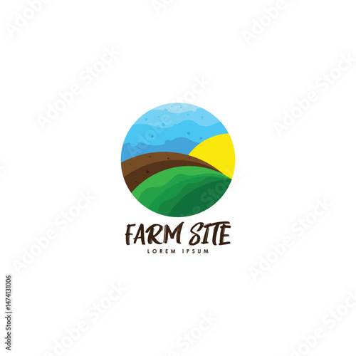 Free Download Farm agricultural logo design template - GFXLoad