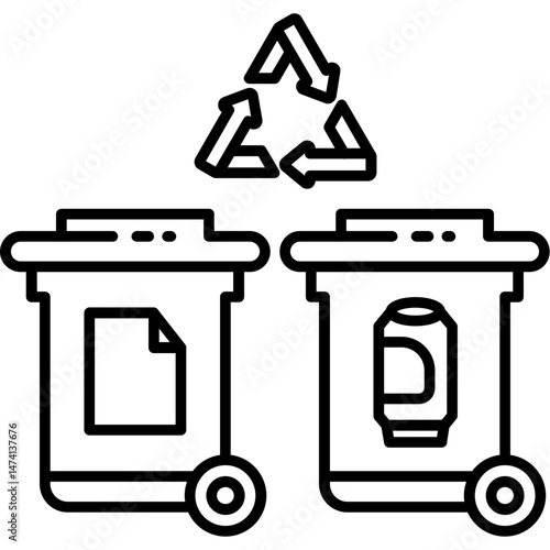 Trash Segregation Icon