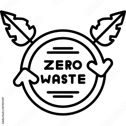 Zero Waste Loop Icon